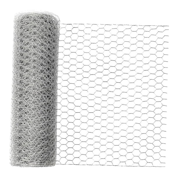 Malla de alambre hexagonal para gallinero, para exteriores, balcones y patios. 04 mx5 m