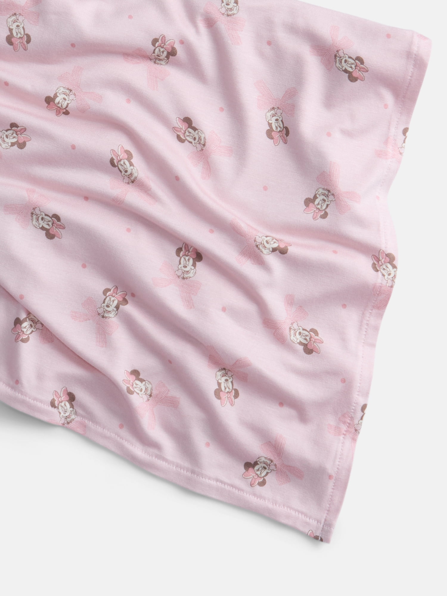 Disney Minnie Mouse Infant Swaddle Blanket and Hat Set, 2 Piece, One Size