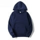thumbnail image 2 of Sudadera con capucha para hombre, Top de primavera y verano, manga larga, informal, moda atlética, suelta, cómoda, Color sólido, 2 of 4