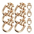 thumbnail image 4 of Masteelf 10Pcs Rotatable Rivet Rings Multi-function D Rings Rotating Backpack Purse Accessories, 4 of 8