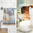 thumbnail image 7 of Yayeee 100% Cotton Hand Towels for Bathroom 16" x 28" Soft Absorbent Kitchen Towel, Winter Mountain, 7 of 7