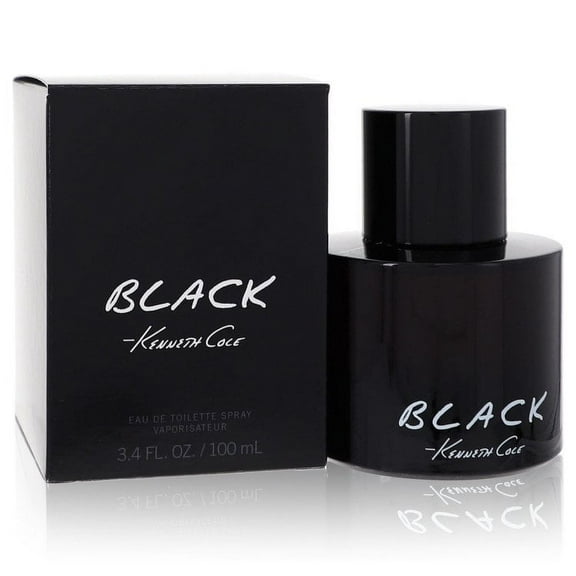 Kenneth Cole Black Eau De Toilette Spray for Men 3.40 oz (Pack of 2)