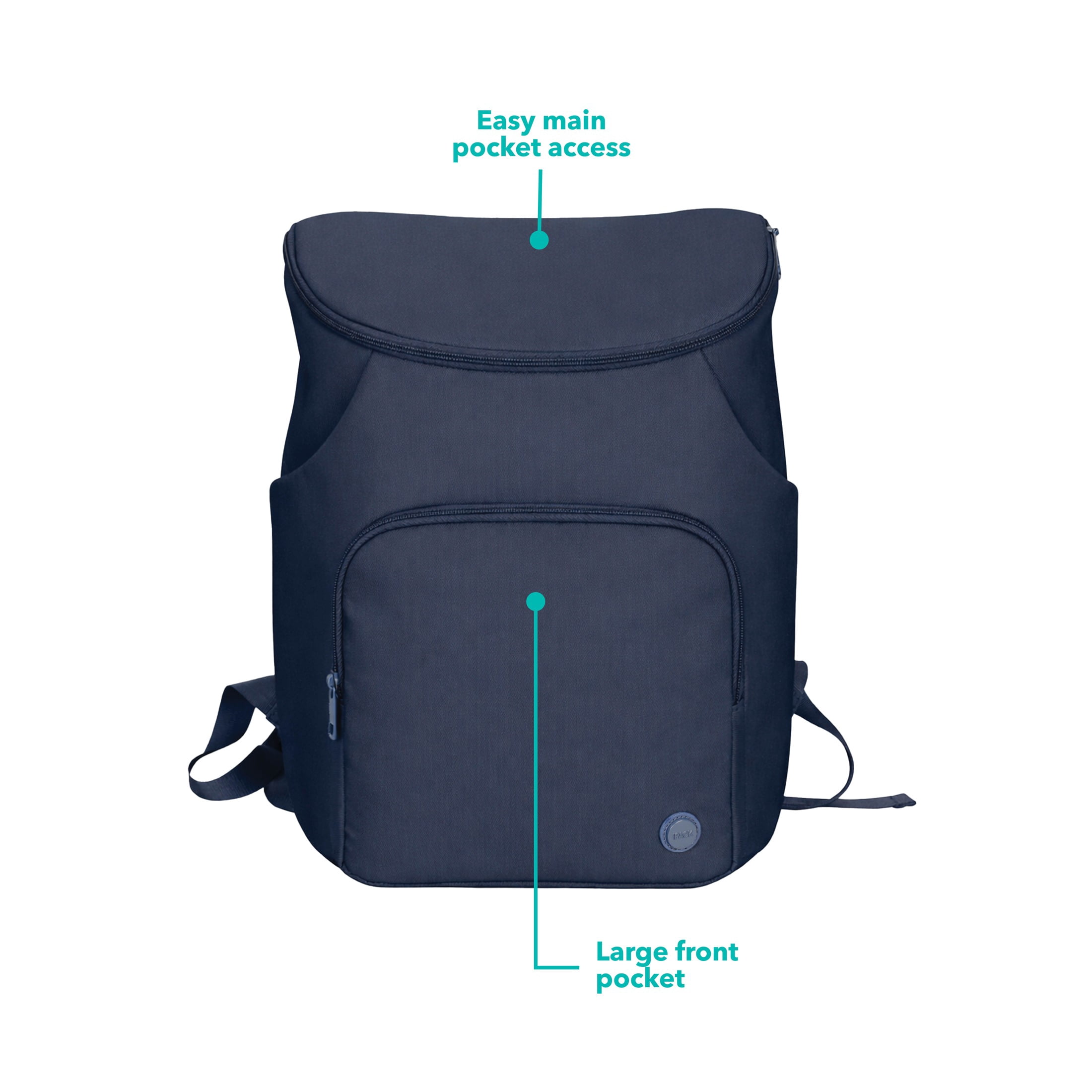 iPack Baby Infant Diaper Bag Backpack, Navy