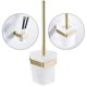 thumbnail image 5 of Accesorios de hardware de de oro cepillado Acero inoxidable con tornillos Fácil instalación Toallero Colgante de para pequeña sala Copas individuales mayimx Accesorios de baño, 5 of 9