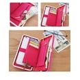 thumbnail image 4 of Women Bowknot Wallet Long Purse Phone Card Holder Clutch Large Capacity Pocket, 4 of 5
