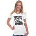 thumbnail image 4 of Funny Grandma Spoiled Grandchildren Womens Fitted Plus Size Graphic Tee Brisco Brands 3X, 4 of 5