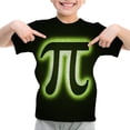 thumbnail image 5 of Camiseta divertida para niños con el mensaje Pi Day Inspires, camiseta estampada para niños, camiseta de verano para niños, camiseta de manga corta con cuello redondo y mensaje Pi Day 3.14, 5 of 5