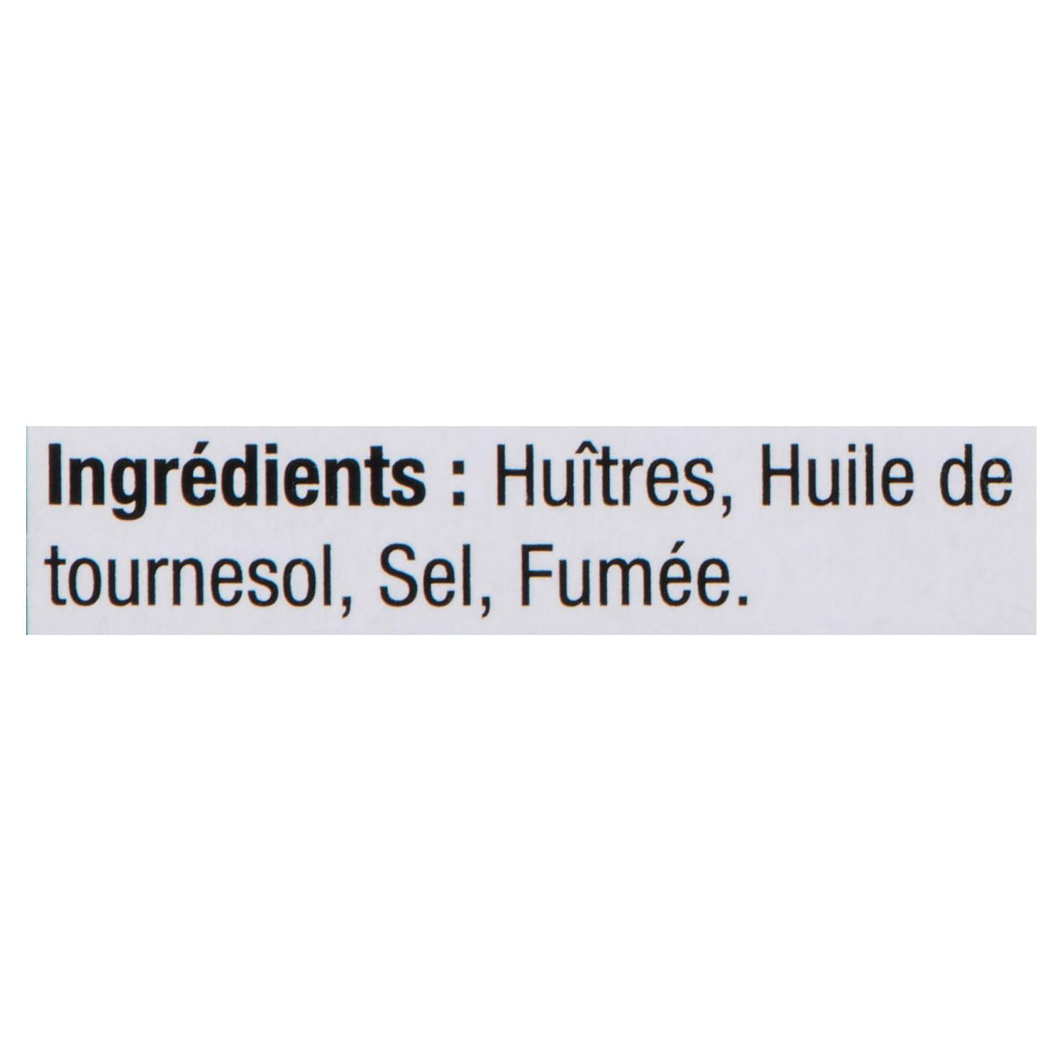 Huîtres fumées avec du bois dur de Clover Leaf