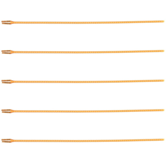 Zehuanyu  5 Pcs Removable Lampshade Unique LED Soft Light Bulbs Orange