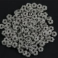 thumbnail image 4 of 200Pcs 4mm Antique Tibetan Silver Daisy Spacer Metal Beads for DIY Jewelry Makings, 4 of 6