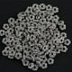 thumbnail image 3 of EeaseMX 200 cuentas espaciadoras de metal de margaritas de plata tibetana antigua de 4 mm para hacer joyas DIY, 3 of 7