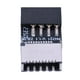 thumbnail image 4 of Placa base USB2.0 9 pines a adaptador TYPE-E convertidor USB 2 0 enchufe, 4 of 9