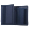 thumbnail image 2 of TOPTIE Mens Trifold Wallets with Zipper Coin Pocket, Canvas Billfold with ID Window-Grey-1Pcs, 2 of 8