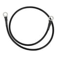 thumbnail image 1 of 1 Pc Cable Inversor de Batería 10 AWG Gauge 2.5FT 5/16" Lug Cable de Batería Universal para Automóvil Vehículo Barco RV Solar Cobre Estañado Negro, 1 of 7