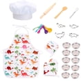thumbnail image 1 of Juego de disfraces de utensilios de cocina Sunnimix Traje de chef 25 piezas, 1 of 6