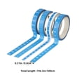 thumbnail image 2 of HOMEMAXS 4 Rolls Charm Lanyard Time Washi Tape Child 500.00X0.80X0.10CM Blue, 2 of 8
