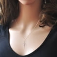 thumbnail image 4 of Jierger Birthstone Cross Necklace for Women, Heart Cubic Zirconia Infinity Cross Pendant Necklace Birthday/Mothers Day/Valentines Day/Christmas Jewelry Gift for Her, 4 of 5