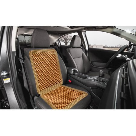 Zone Tech Natural Beaded Seat Cushion