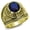 Gold, variant on Men's Stainless Steel United States Navy Military Ring