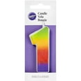 thumbnail image 2 of Wilton Number 1 Candle, Rainbow, 1 Ct, 2 of 2