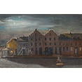 thumbnail image 2 of Chappel, William P. 18x13 White Modern Wood Framed Museum Art Print Titled - The Lamp Lighter, 2 of 4