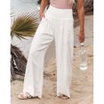 thumbnail image 1 of Pantalones de salón de pierna ancha, pantalones de mujer de cintura alta, pantalones largos de cintura alta, pantalones de mujer de mayor durabilidad, 1 of 6