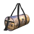 thumbnail image 3 of Easygdp Vintage Wildlife Protection Travel Bag, Camping, Weekend, Carry On Overnight Duffel Bag with Shoulder Strap, 3 of 8