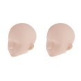 thumbnail image 4 of Vogacara 1/6 Dolls Head Mold without Eyes Make Body DIY up Parts Supplies Dolls Tipo 1 2Conjunto, 4 of 6