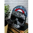 thumbnail image 5 of Ebros Barocco Tribal Tooled Gothic Skull Coaster Figurine Holder With 4 Coasters, 5 of 6
