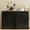 3 Drawer Black, variant on Aiho White Dresser with 3 Drawers, Wood Tall Chest, Built-in Handle Drawers for Bedroom, Home, Living Room, Hallway - White