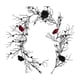 thumbnail image 2 of Decoraciones de Halloween, adornos de Halloween, enredaderas de rosas oscuras de 175 cm, piñas negras de rosa para decoración colgante para el hogar y exteriores, enredaderas artificiales simuladas, b, 2 of 9