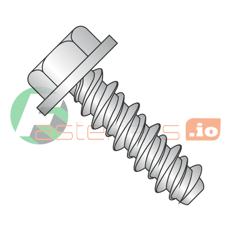 

#12 x 3/4 High Low Style Self Tapping Screws / Unslotted / Hex Washer Head / 18-8 Stainless Steel (Quantity: 2 500 pcs)