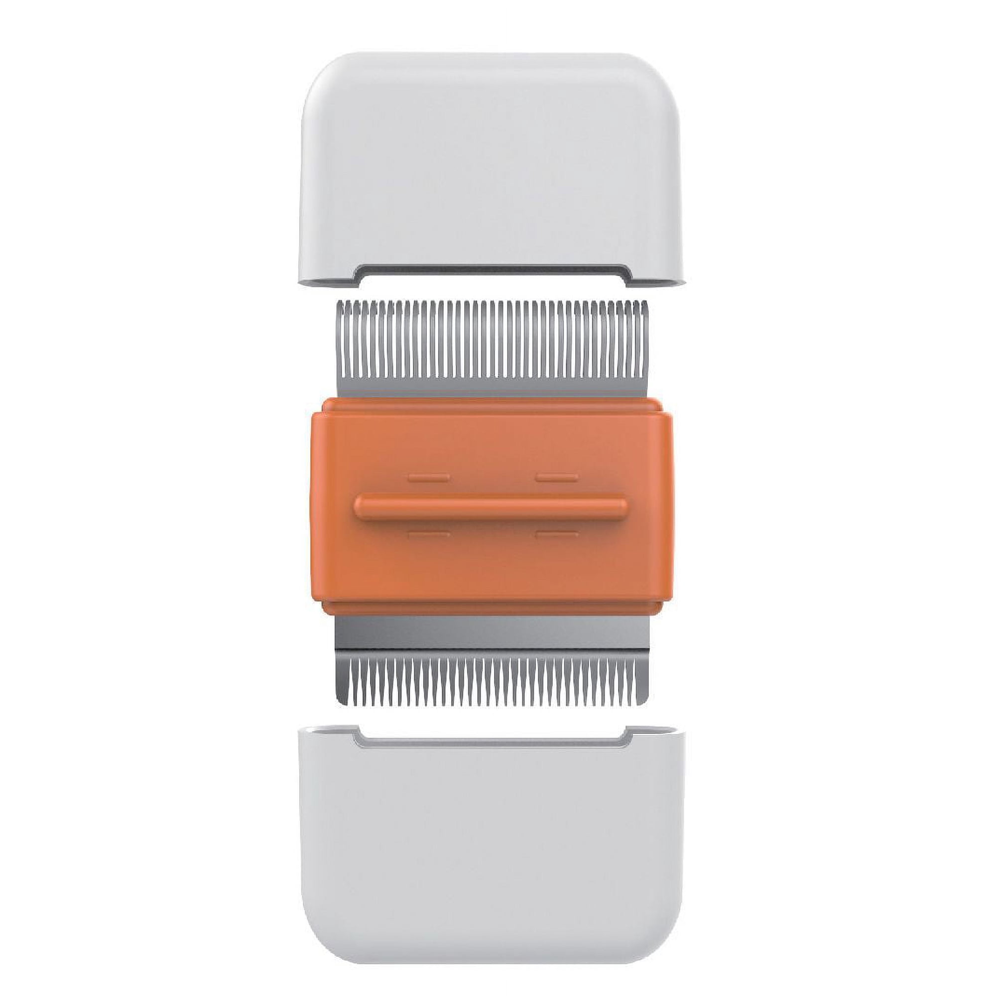 Pet Life ® 'Zipocket' 2-in-1 Underake and Stainless Steel Travel Grooming Pet Comb