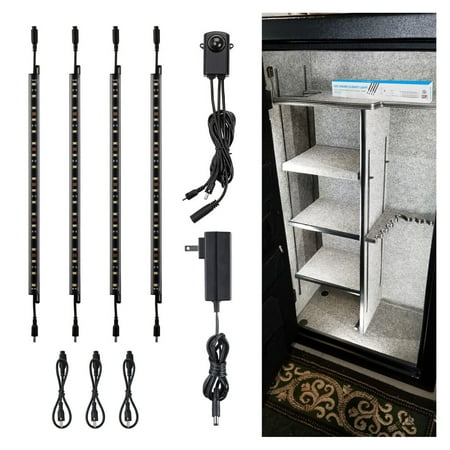 

ZJINJIN 12 Inch Safe Lighting Kit Sensor for Under Cabinet 5000K 4Pcs