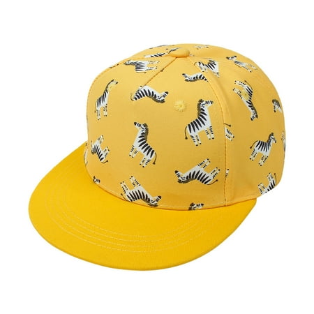

Cathalem Kids Beach Hat Children s And Boys Sun Shade Girls Print Hat Hop Baby Caps Cartoon Baseball Youth Size Baseball Caps Hat Yellow Medium