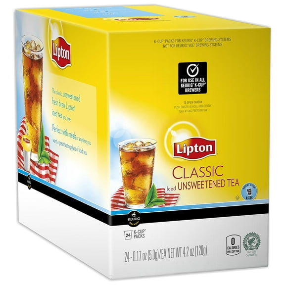 Lipton K-Cups, Classic Unsweetened Iced Tea 24 ct