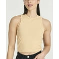 thumbnail image 3 of Real Essentials 5 Pack: Women's Ribbed Sleeveless Cropped Racerback Tank Top Casual Crop Top, 3 of 6