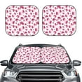 thumbnail image 2 of Balery 2 Piece Lilies Flowers Car Windshield Sun Shade|Foldable Front Windshield Shade for Car Front Window for Most Sedans SUV Truck-Small, 2 of 7