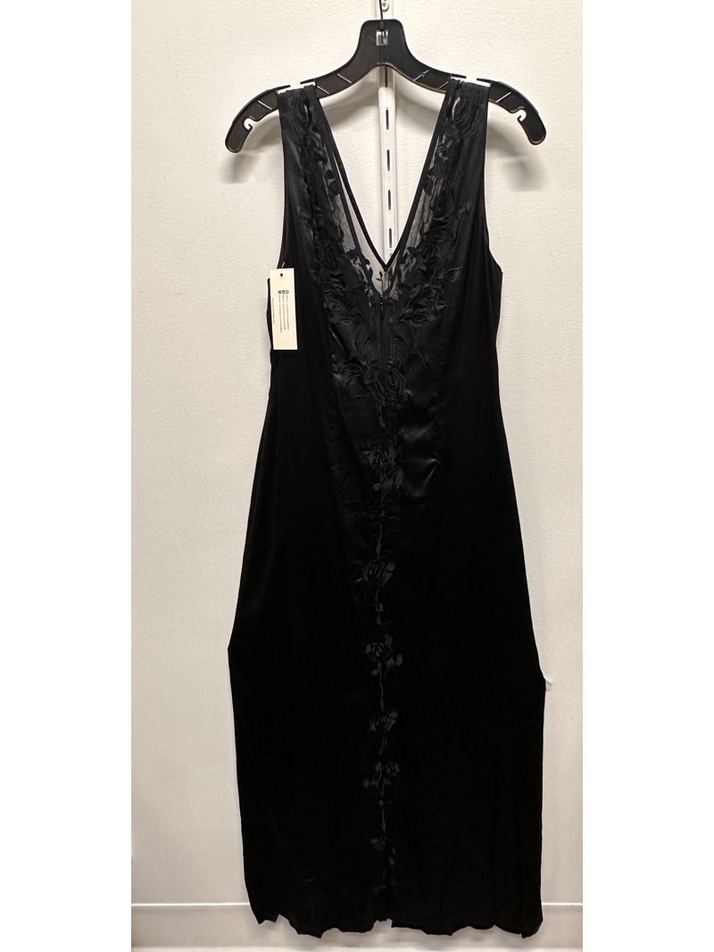 Nicole Miller Artelier BLACK Embroidered Flowers Plunge Gown Casual Dress,  US 6 - Walmart.com