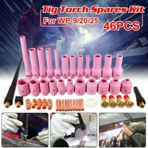 46Pcs Tig Gas Lens Collet Body Assorted Kit For Tig Welding Torch Sr Wp9 20 25