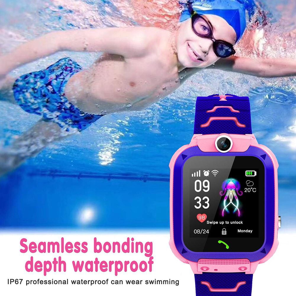 Smart Watch for Kids - Kid GPS Tracker with Phone Smartwatch for Boys Girls with Two-Way Call SOS Anti-Lost Games Camera, Child Cellphone Watch School Class Gifts