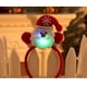 thumbnail image 4 of Luz Led parpadeante, suministros de fiesta, diadema luminosa LED para niñas, diadema de Reno de Navidad ligera, 4 of 4