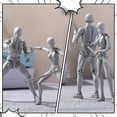 thumbnail image 3 of 4 Sets Drawing Action Figures Body Artists PVC Figure Drawing Models, 3 of 5