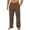 Light Brown_04N^908, variant on Fabrcox Mens Flannel Pj Pants Loose Fit Pajama Bottoms with Pockets Elastic Waist Winter Warm Casual Mid Waisted Home Pajama Bottoms Wine S