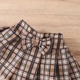 thumbnail image 5 of HCNTES Baby Girl Clothes Winter Toddler Girls Clothes Fall Winter Outfit Sets, Baby Girl Ruffle Sleeve Crew Neck Solid Stretch 12 18 24 Months 2T 3T 4T 2 Pcs Party Wear, 5 of 7