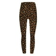 thumbnail image 5 of QUNYINEY High Waist Womens Workout Leggings Leopard Print Casual Trousers Tummy Control Yoga Slim Women Pants, 5 of 5