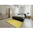 thumbnail image 5 of Ahgly Company Machine Washable Indoor Square Contemporary Deep Yellow Area Rugs, 7' Square, 5 of 7