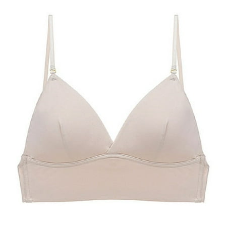 

1 Piece Sexy Smooth Seamless Soft Cup V-neck Wireless Lingerie for Womens Summer