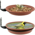 thumbnail image 1 of Comedero para pájaros colgante para exteriores, comedero para pájaros para balcón, baño de pájaros salvajes, comedero para pájaros de pie, 2 uds., 1 of 5