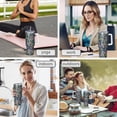 thumbnail image 7 of Modern 40oz Tumbler– Stainless Steel Insulated Tumbler with Handle and Straw, Large Capacity Travel Cup for Hot & Cold Drinks, 7 of 7